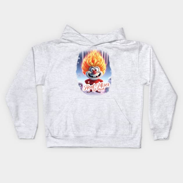 Heat Miser - Too Much Kids Hoodie by Trendsdk